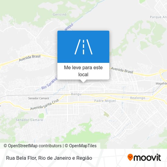 Rua Bela Flor mapa