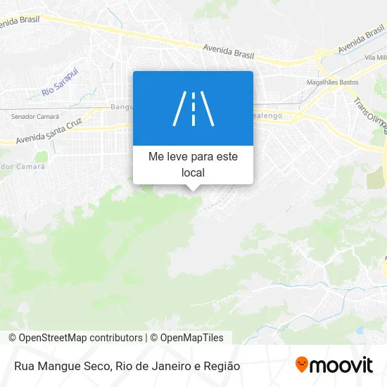 Rua Mangue Seco mapa