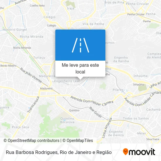 Rua Barbosa Rodrigues mapa