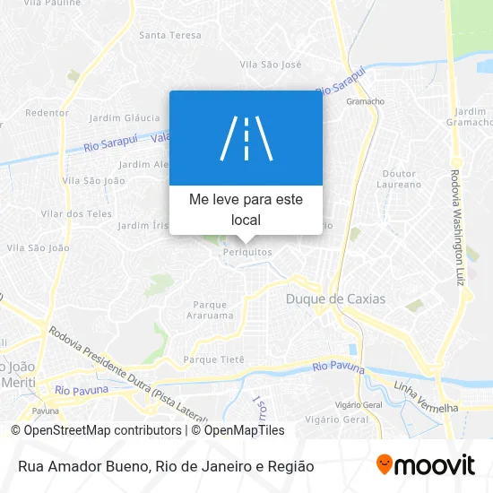 Rua Amador Bueno mapa