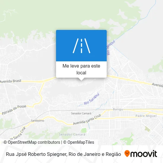 Rua Jpsé Roberto Spiegner mapa