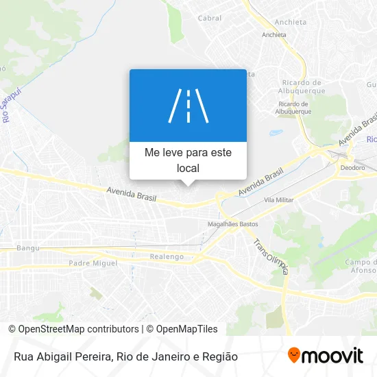 Rua Abigail Pereira mapa