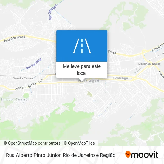 Rua Alberto Pinto Júnior mapa