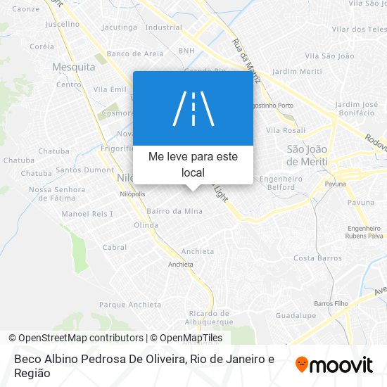 Beco Albino Pedrosa De Oliveira mapa