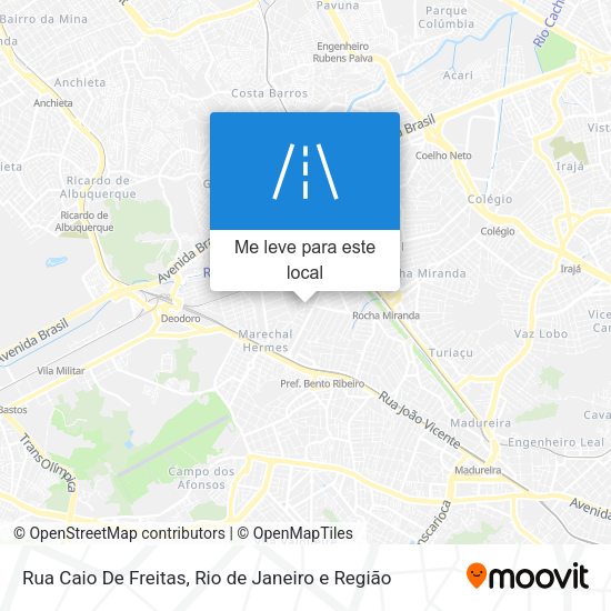 Rua Caio De Freitas mapa