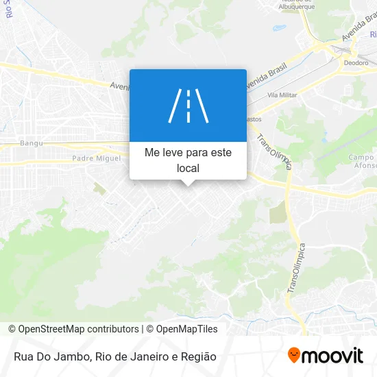 Rua Do Jambo mapa