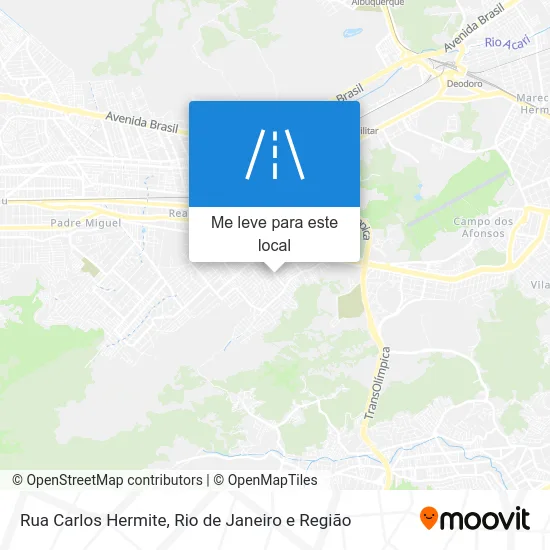 Rua Carlos Hermite mapa