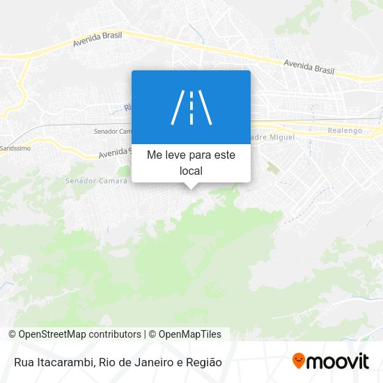 Rua Itacarambi mapa