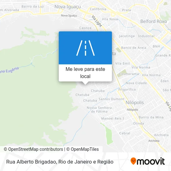 Rua Alberto Brigadao mapa