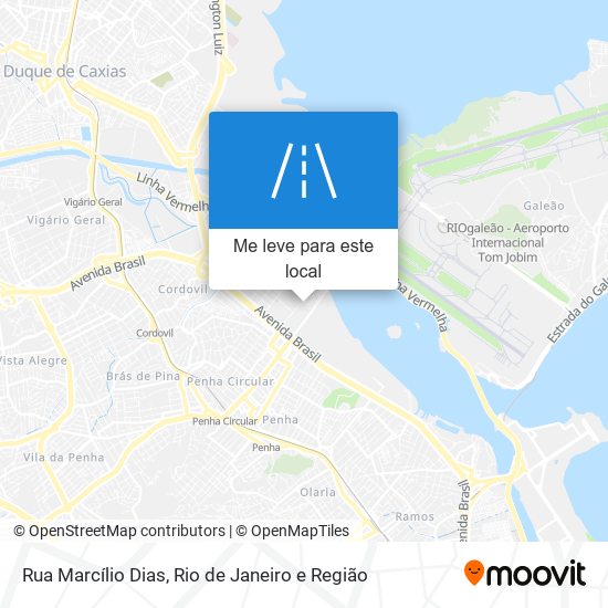 Rua Marcílio Dias mapa