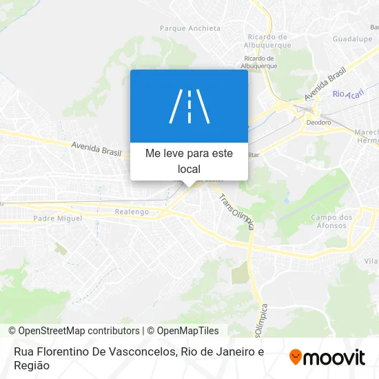 Rua Florentino De Vasconcelos mapa