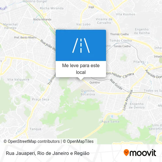 Rua Jauaperi mapa