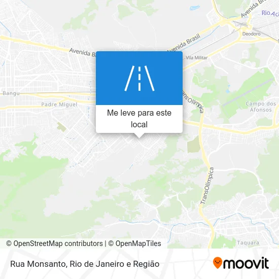 Rua Monsanto mapa