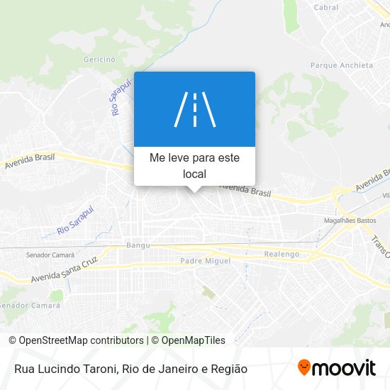 Rua Lucindo Taroni mapa