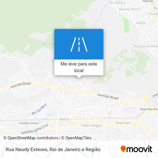 Rua Naudy Esteves mapa