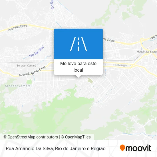 Rua Amâncio Da Silva mapa