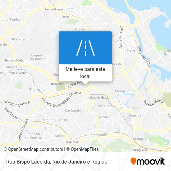 Rua Bispo Lacerda mapa