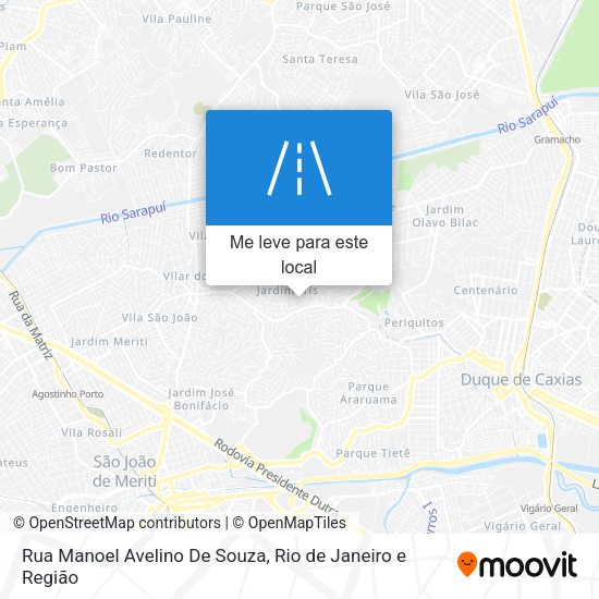 Rua Manoel Avelino De Souza mapa