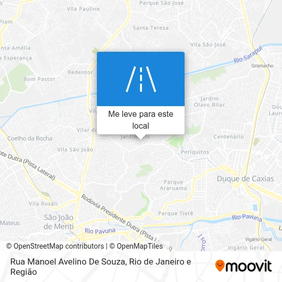 Rua Manoel Avelino De Souza mapa