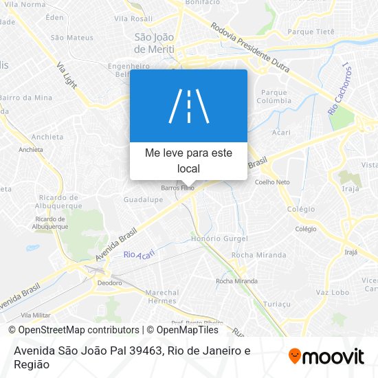 Avenida Sāo Joāo Pal 39463 mapa