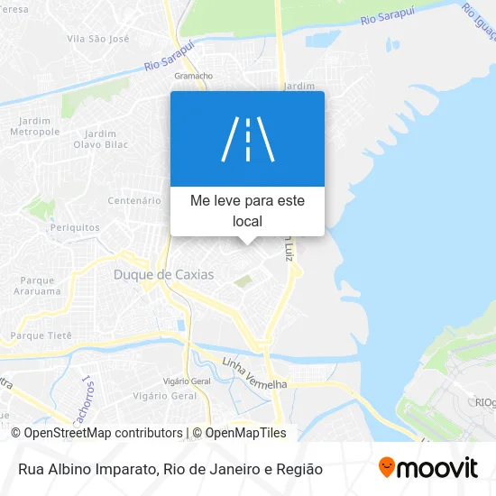 Rua Albino Imparato mapa