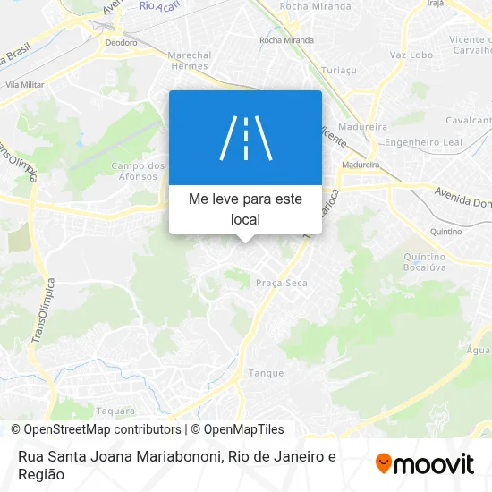 Rua Santa Joana Mariabononi mapa