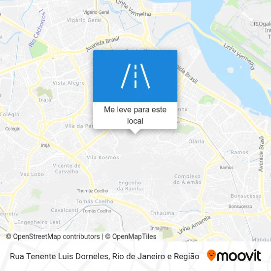 Rua Tenente Luis Dorneles mapa