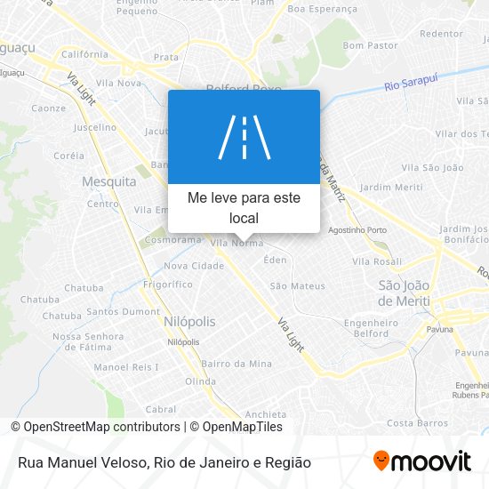 Rua Manuel Veloso mapa