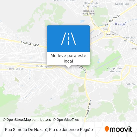 Rua Simeão De Nazaré mapa