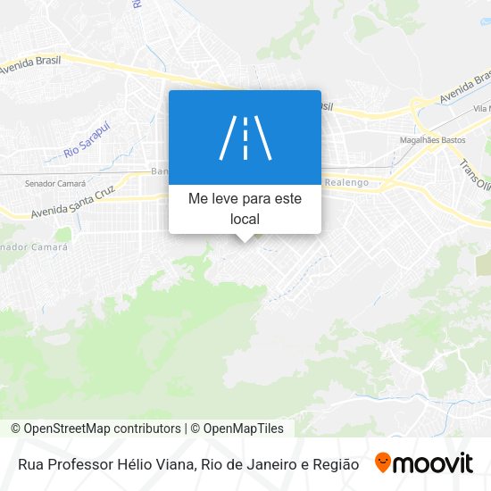Rua Professor Hélio Viana mapa