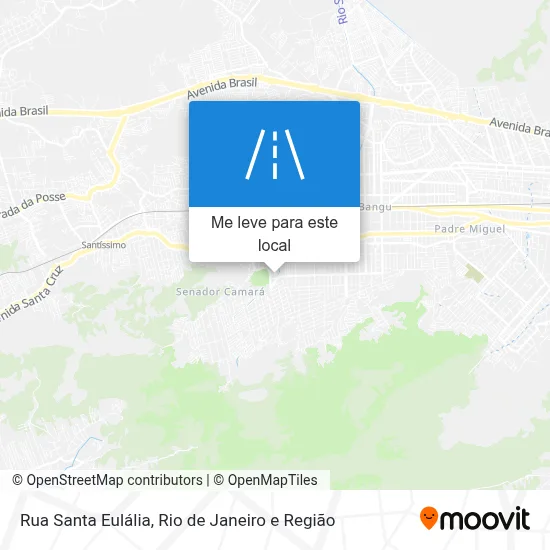 Rua Santa Eulália mapa
