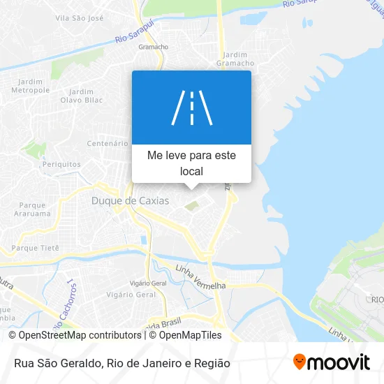 Rua Sāo Geraldo mapa
