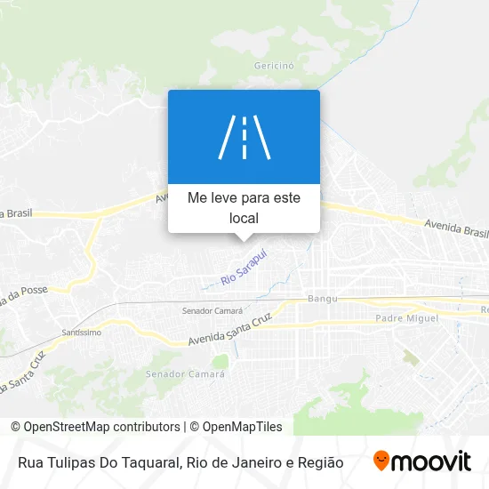 Rua Tulipas Do Taquaral mapa