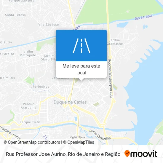Rua Professor Jose Aurino mapa