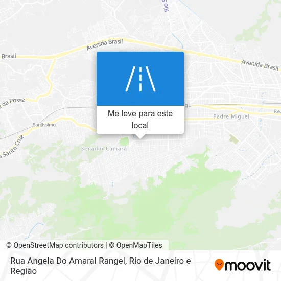 Rua Angela Do Amaral Rangel mapa