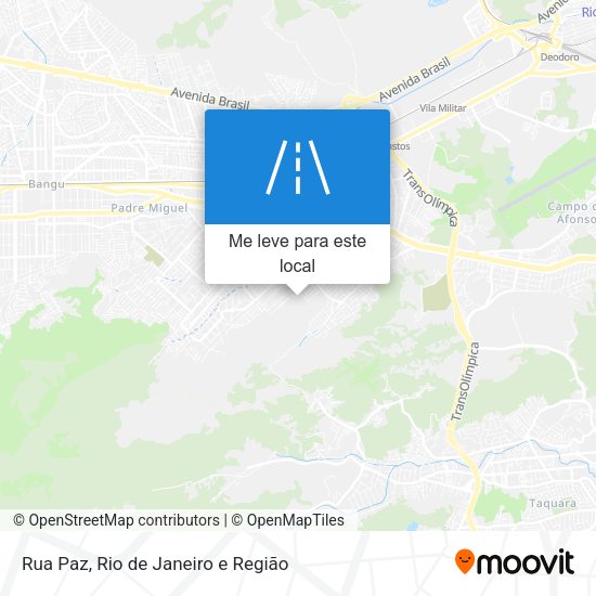 Rua Paz mapa