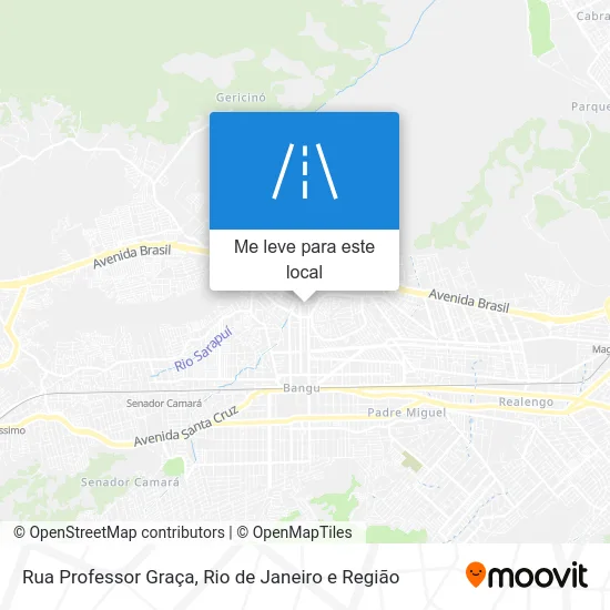 Rua Professor Graça mapa