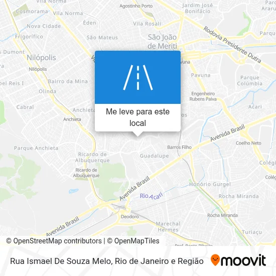 Rua Ismael De Souza Melo mapa