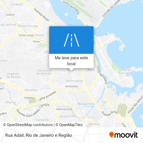 Rua Adail mapa