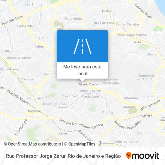 Rua Professor Jorge Zarur mapa