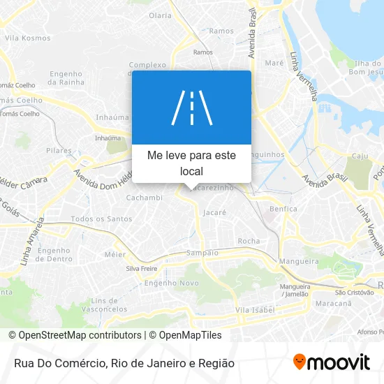 Rua Do Comércio mapa