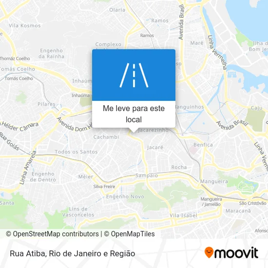 Rua Atiba mapa