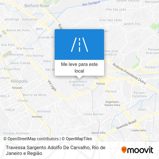 Travessa Sargento Adolfo De Carvalho mapa
