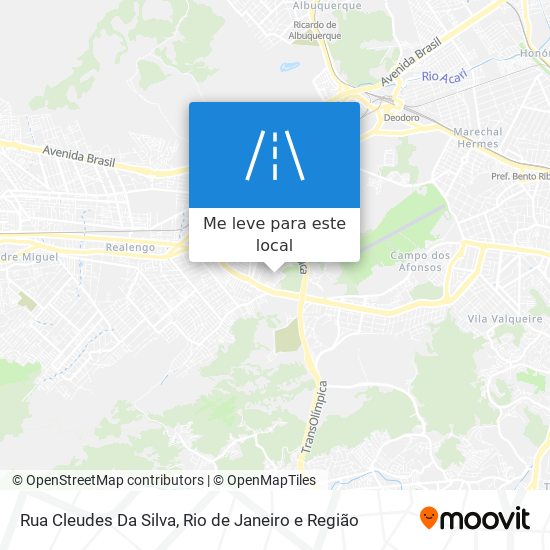 Rua Cleudes Da Silva mapa