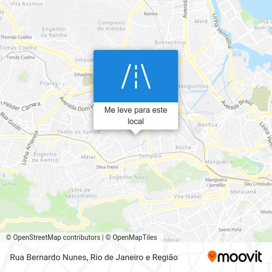 Rua Bernardo Nunes mapa