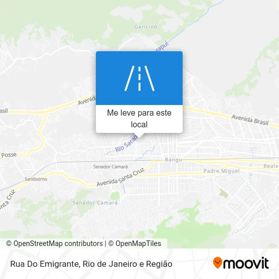 Rua Do Emigrante mapa