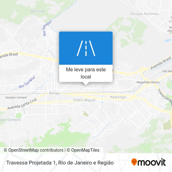 Travessa Projetada 1 mapa
