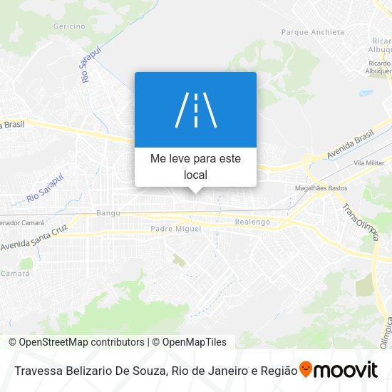 Travessa Belizario De Souza mapa