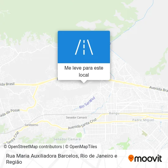 Rua Maria Auxiliadora Barcelos mapa