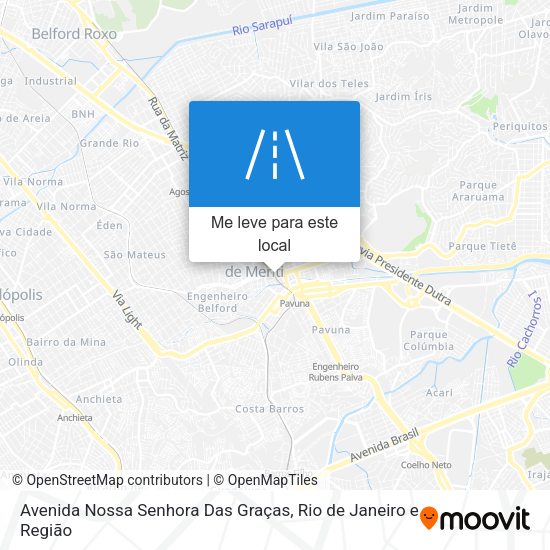 Avenida Nossa Senhora Das Graças mapa